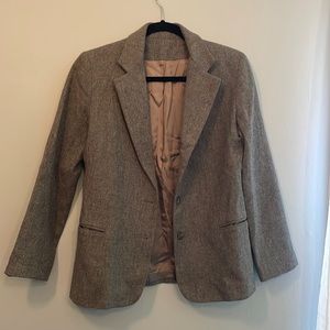 Alcott and Andrews vintage grey wool blazer